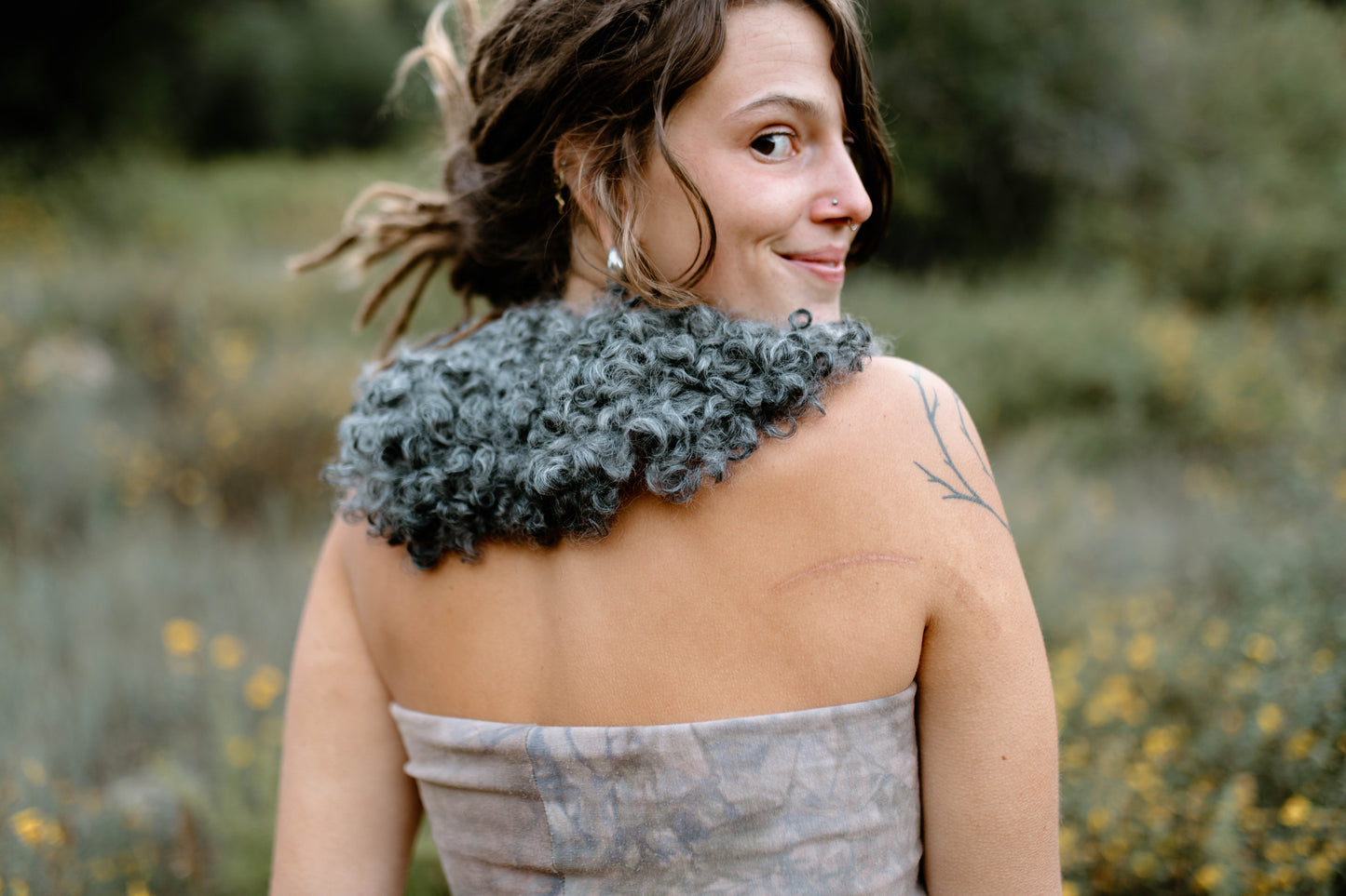 Comfrey Sheepie Shawl